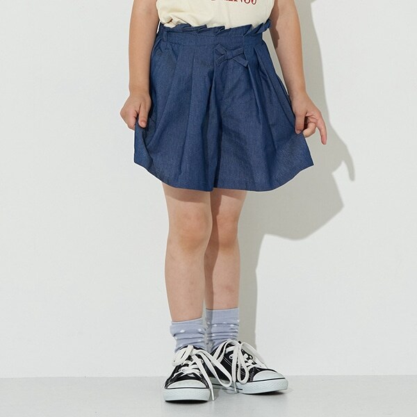 アソートたっぷりタックプリーツキュロットパンツ