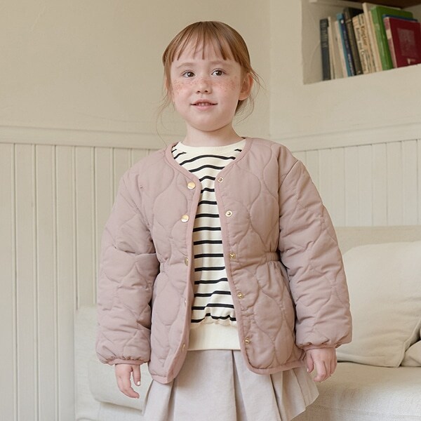 きれいシルエットキルティングブルゾン