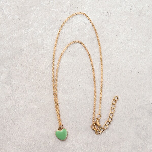 ハートチャームネックレス