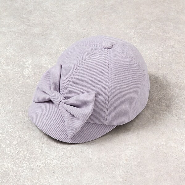 コーデュロイリボンキャップ