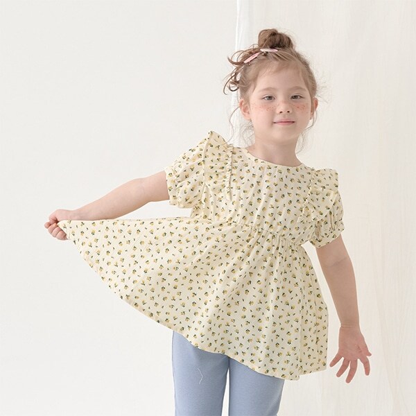 たっぷりギャザーチュニックトップス