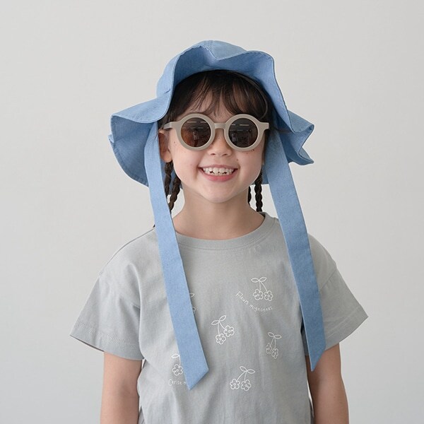 柄アソートリボンフリルハット