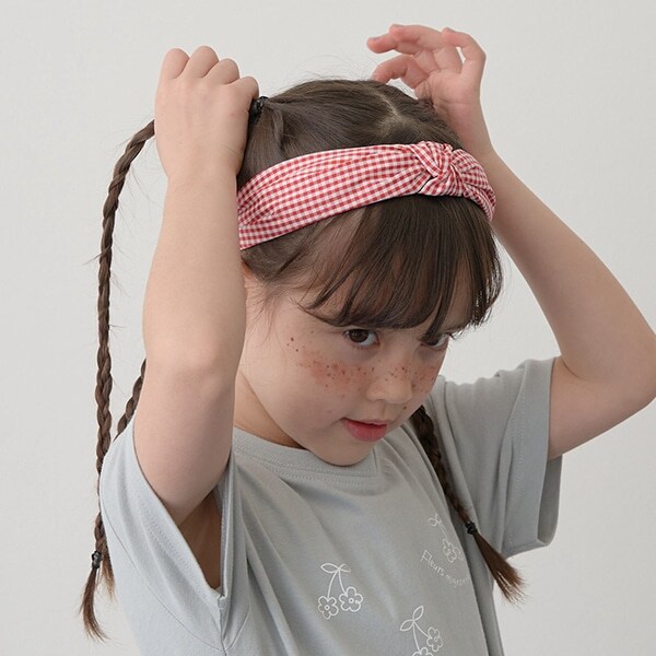 絞りリボンカチューシャ