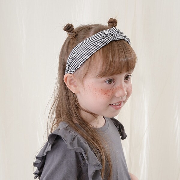 絞りリボンカチューシャ