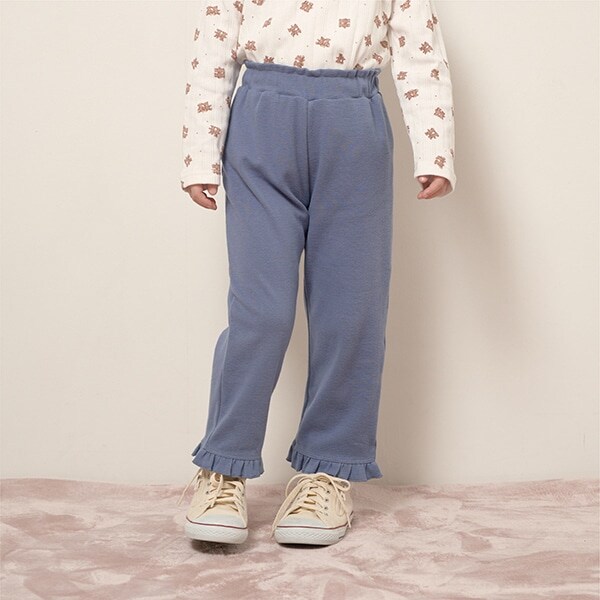 【エニウェアシリーズ】9分丈裾フリルパンツ