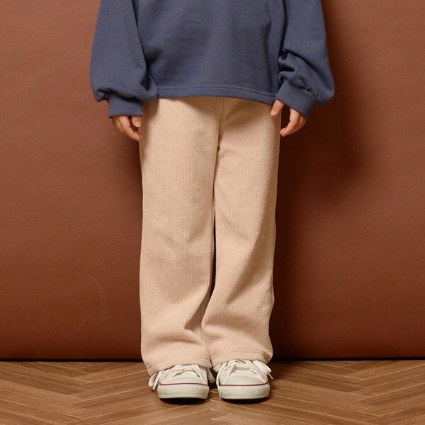 【やみつきになる着心地】ニットコールフレアパンツ