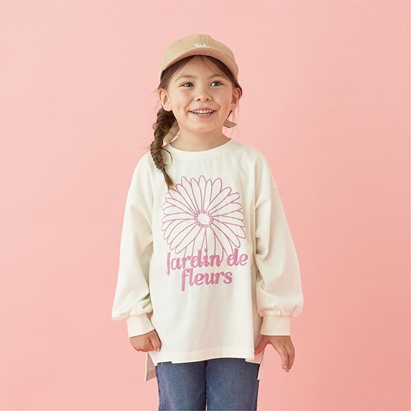 【型崩れしないやわらかコットン】アソートプリントチュニックTシャツ