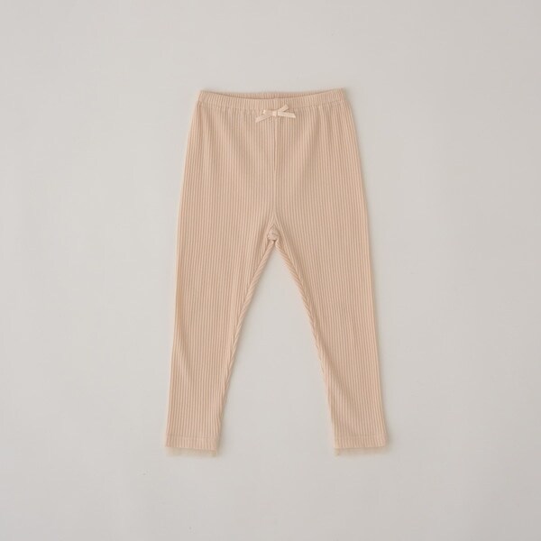 裾チュールフリル9分丈レギンス