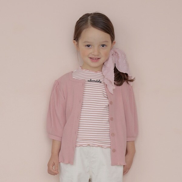 前後2way7分袖カーディガン