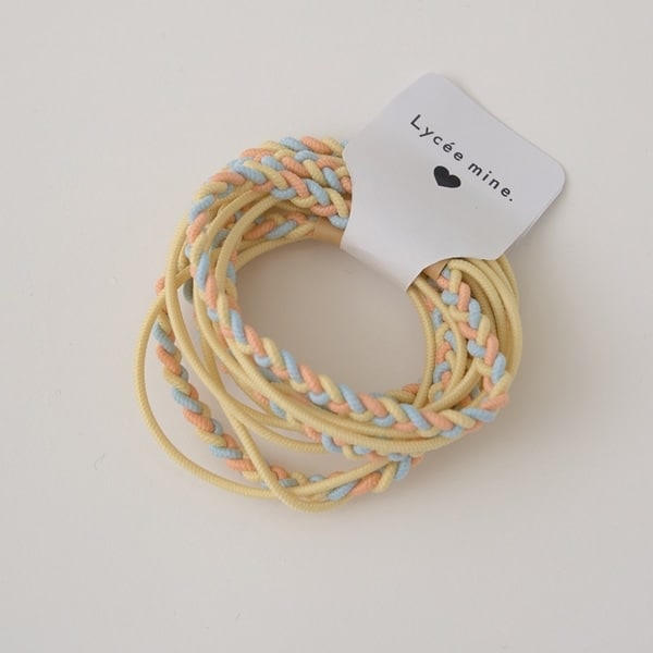 カラーヘアゴム5本セット