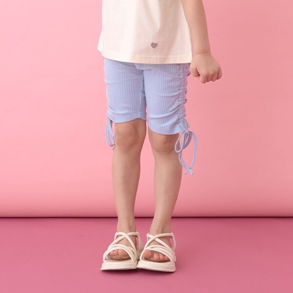 5分丈シャーリングレギンス