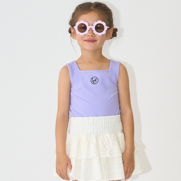 スクエアネックタンクトップ