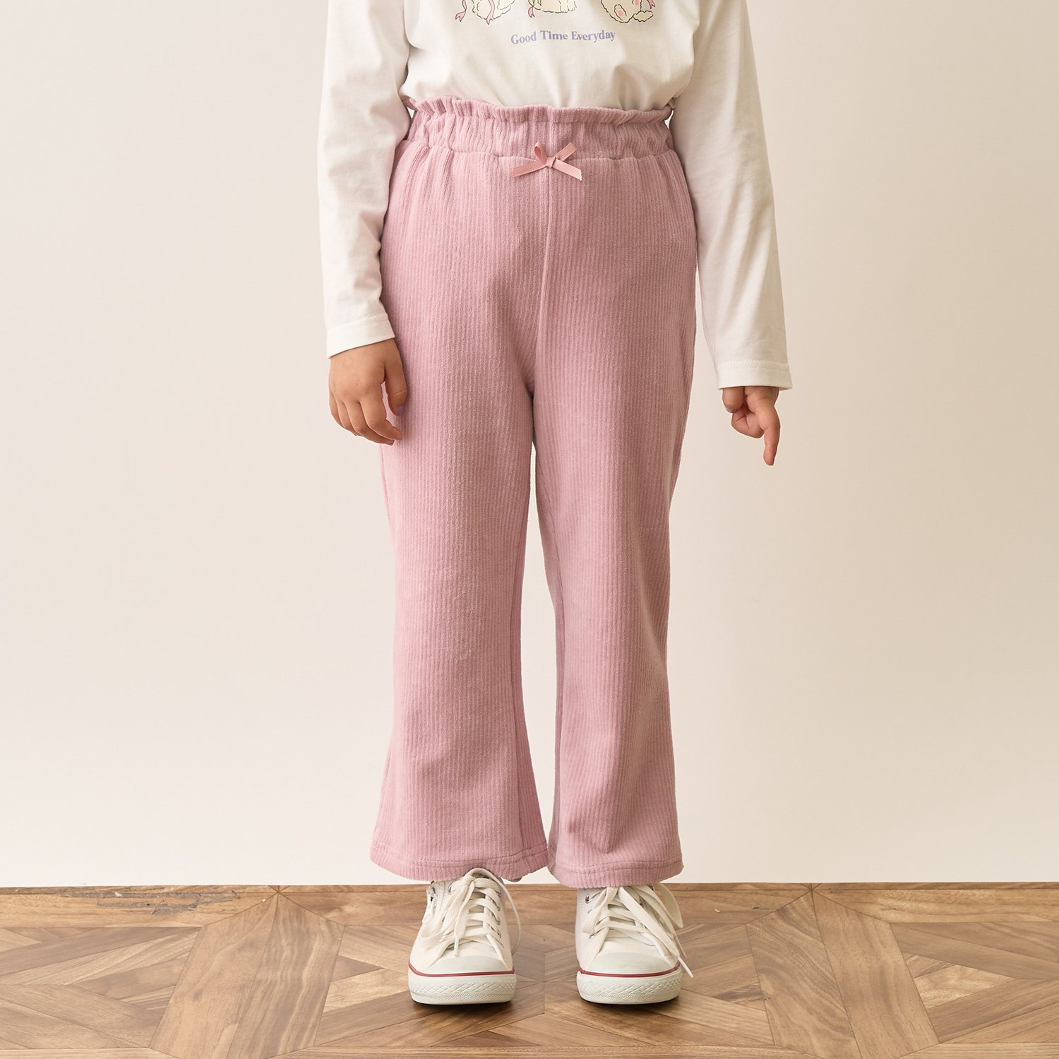 やみつきになる履き心地ニットコールパンツ