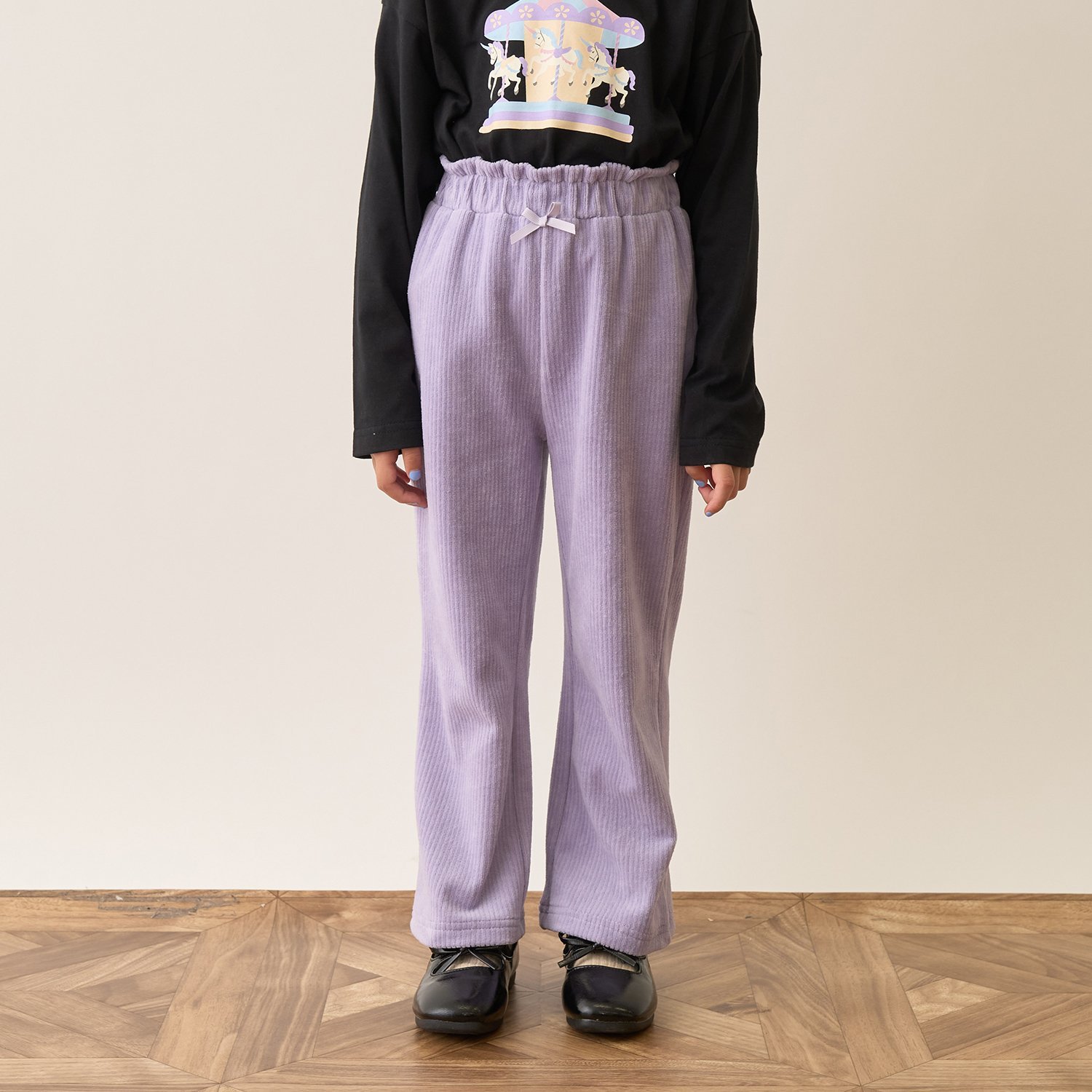 やみつきになる履き心地ニットコールパンツ