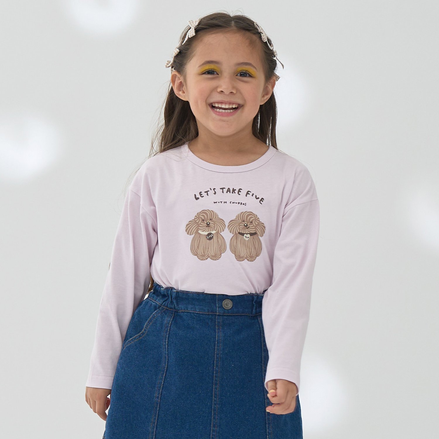 【ソフトコットン】選べる4柄8色展開アソートプリントAラインTシャツ