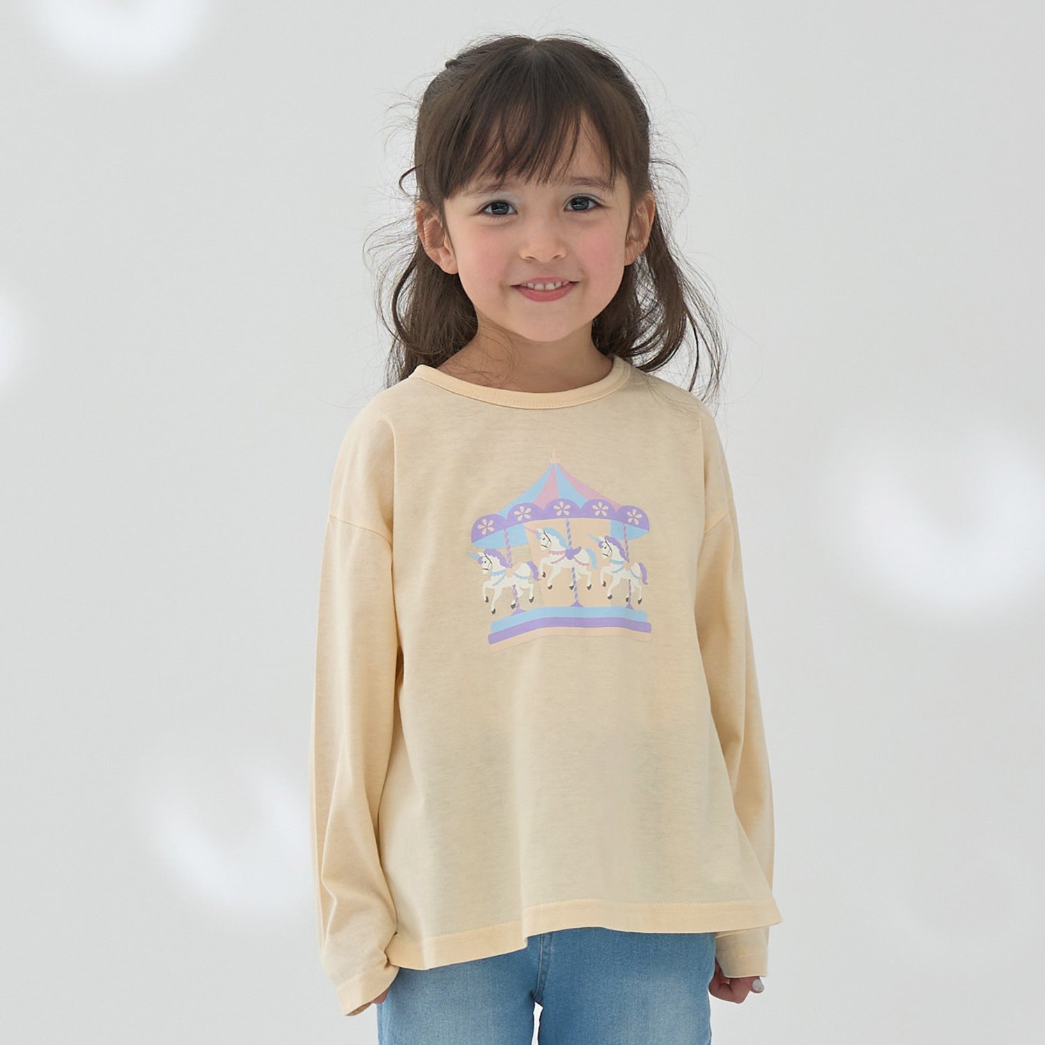 【ソフトコットン】選べる4柄8色展開アソートプリントAラインTシャツ