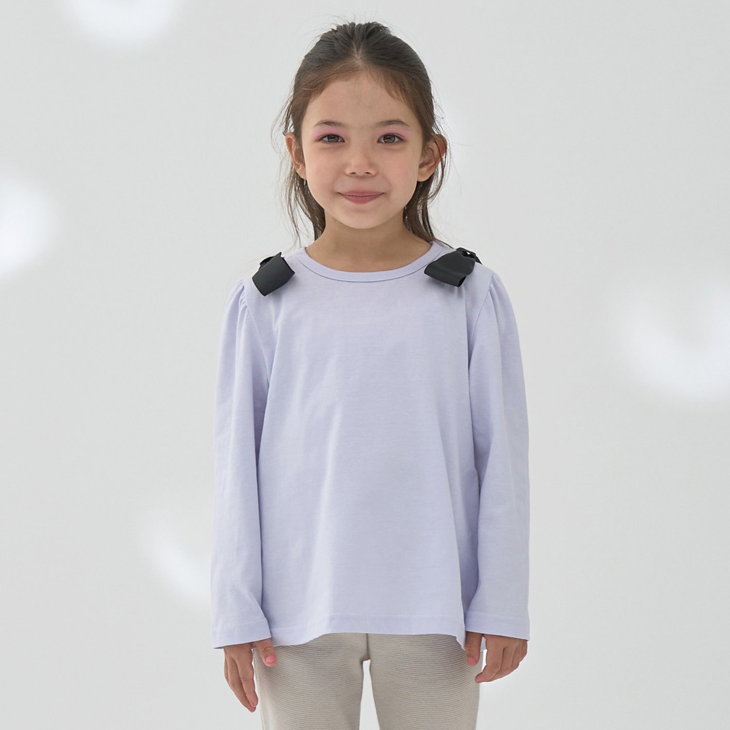 【ソフトコットン】アソートリボンモチーフAラインTシャツ