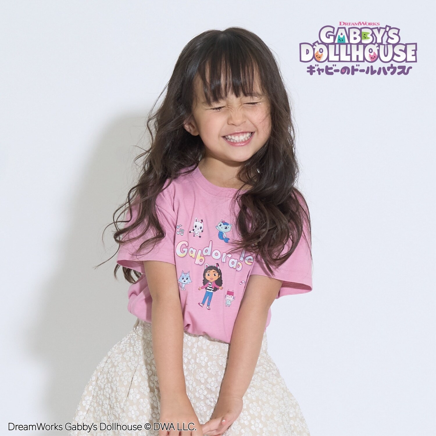 【ギャビーズドールハウス】【ソフトコットン】プリントTシャツ