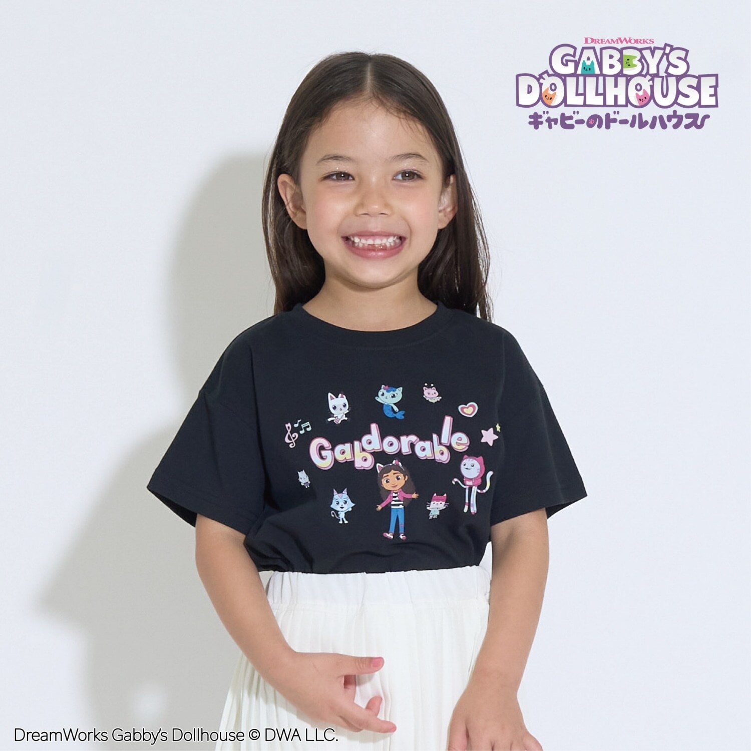 【ギャビーズドールハウス】【ソフトコットン】プリントTシャツ