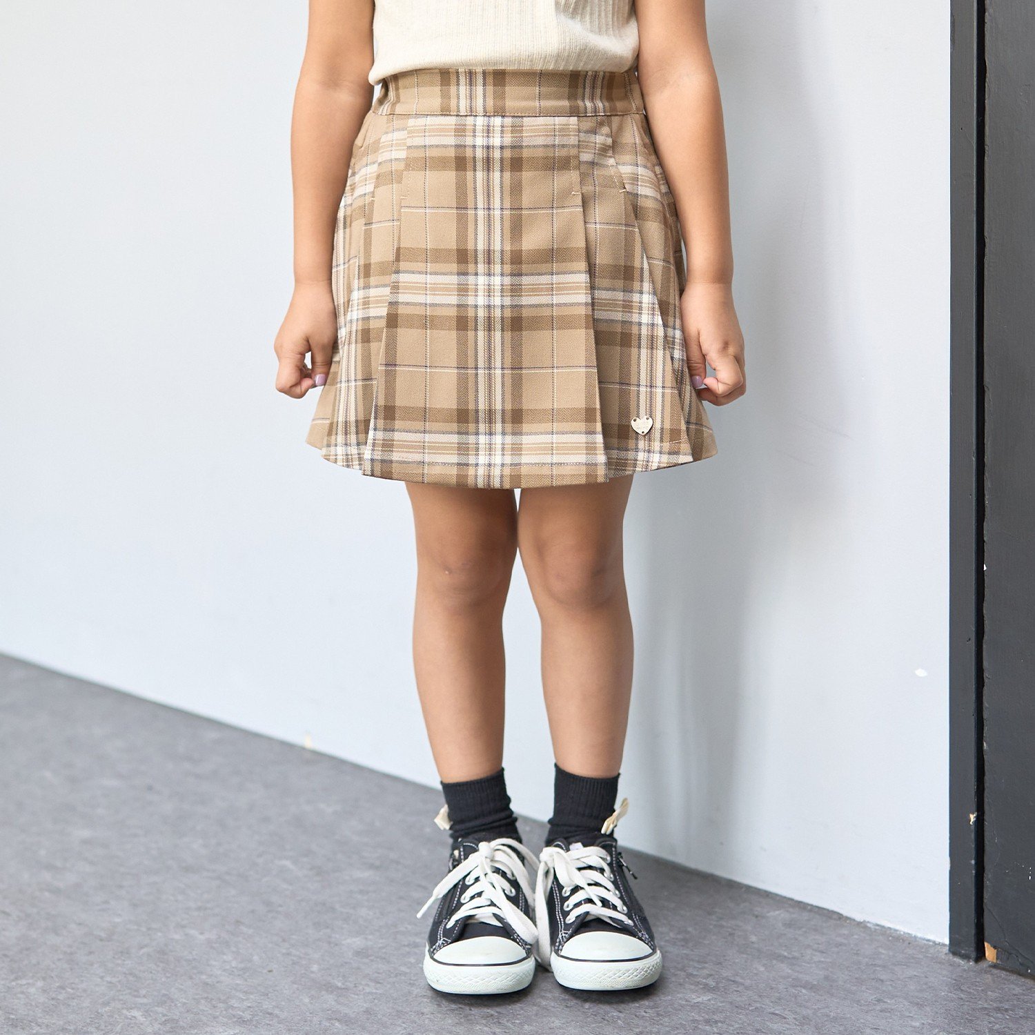 タックプリーツスカパン