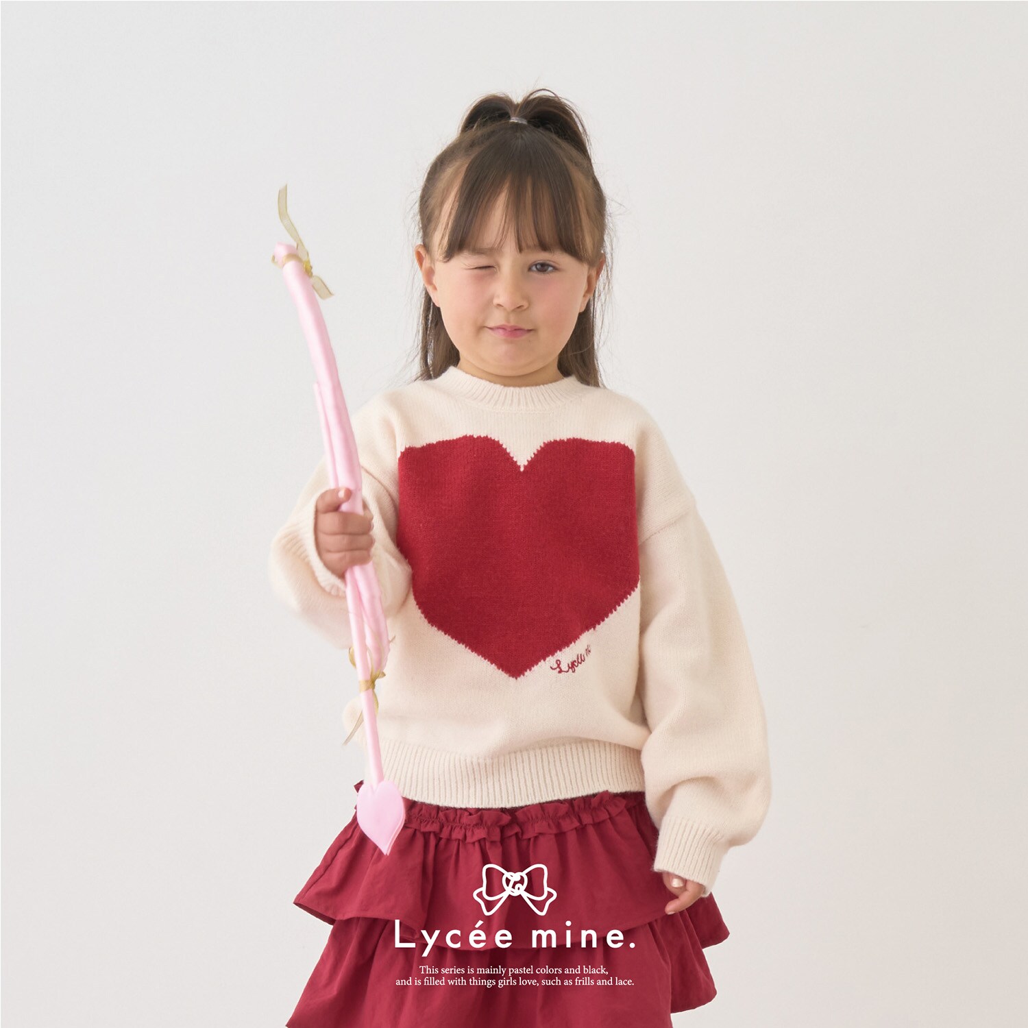 【Lycee mine バレエシリーズ】ハートセーター
