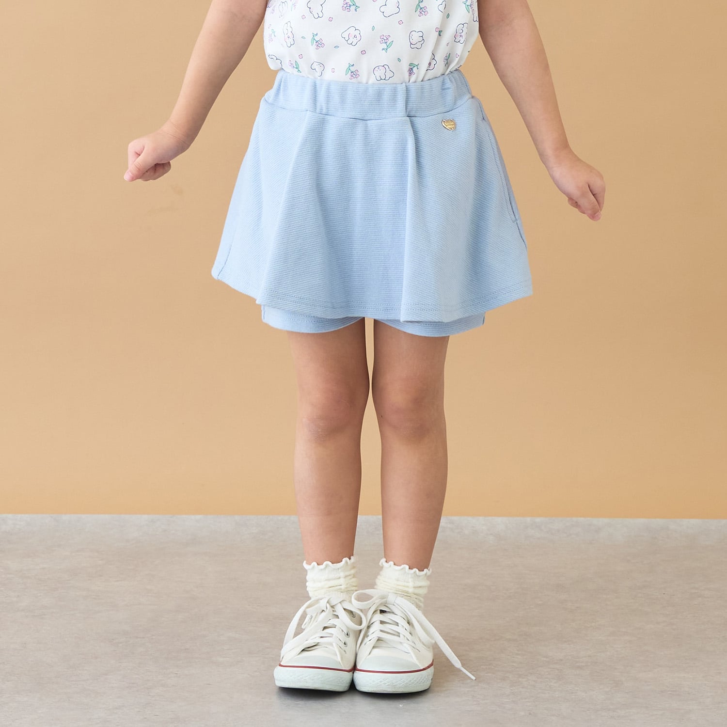 【ともパン】パンツ付きフレアスカート