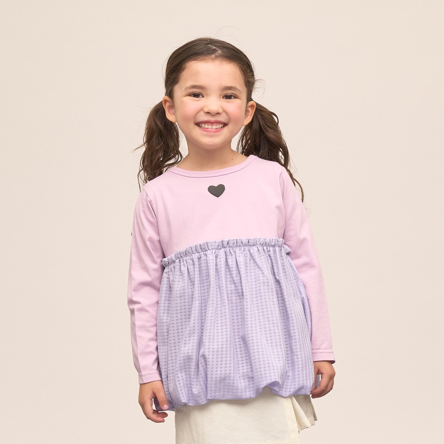 【綿100％】 【速乾・UV・型崩れしない】【どちらが前でもOK】【ムテキT】バルーンペプラムトップス