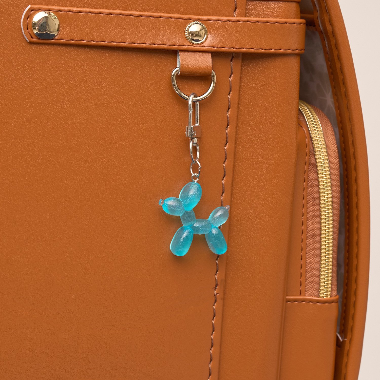 【通園通学】【安心】ふうせんアート蓄光キーホルダー