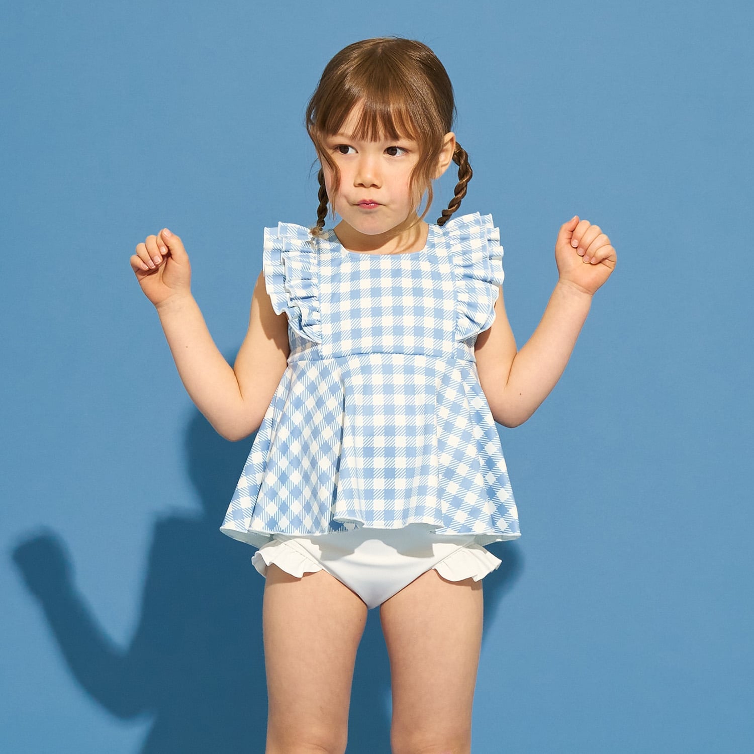 【SWIM】【UVカット】カラバリ豊富セパレート水着（スクール対応あり)