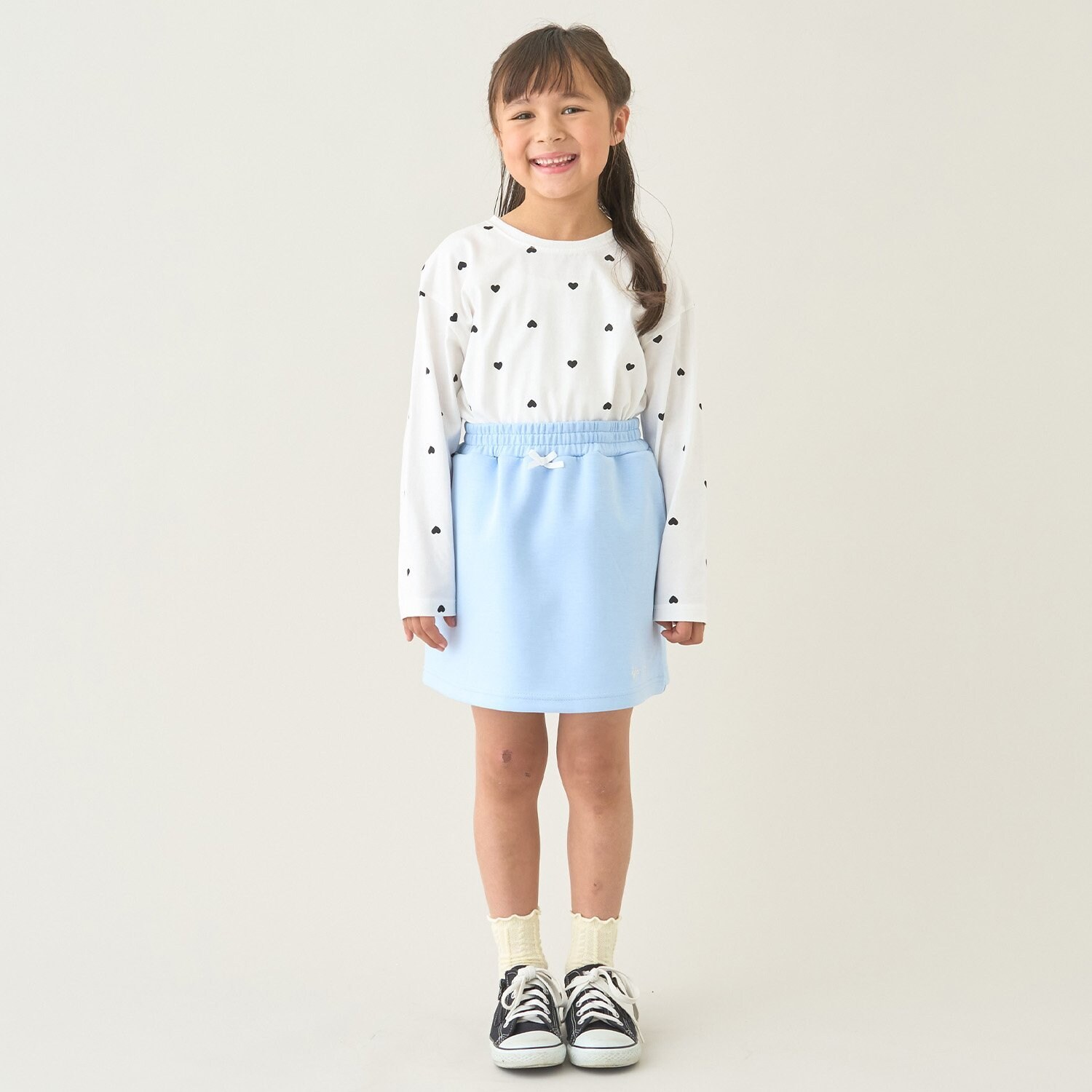 【スクール対応】【パフスウェット】スカート(インパン付)