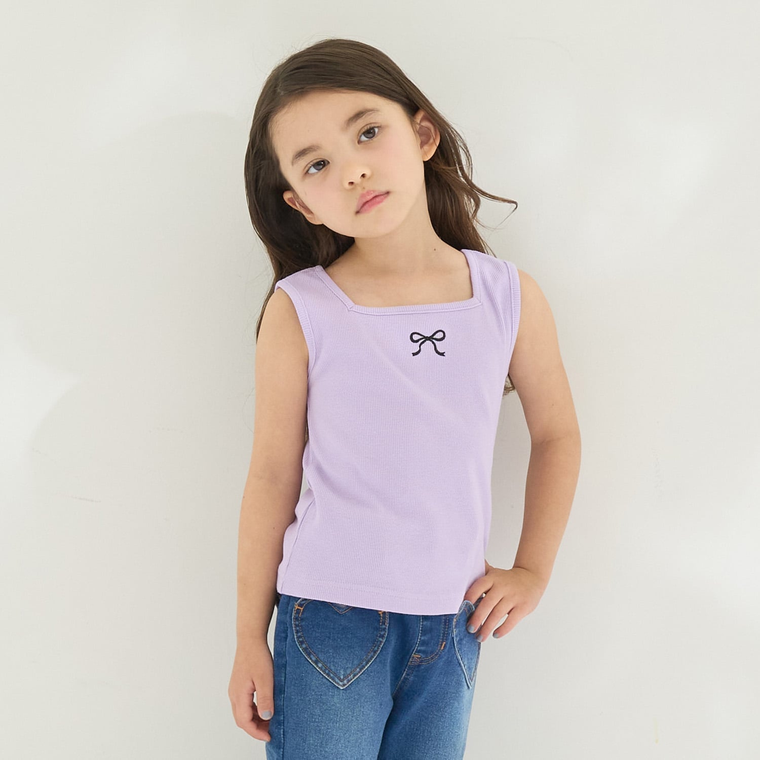 【どちらが前でもOK】デザインタンクトップ