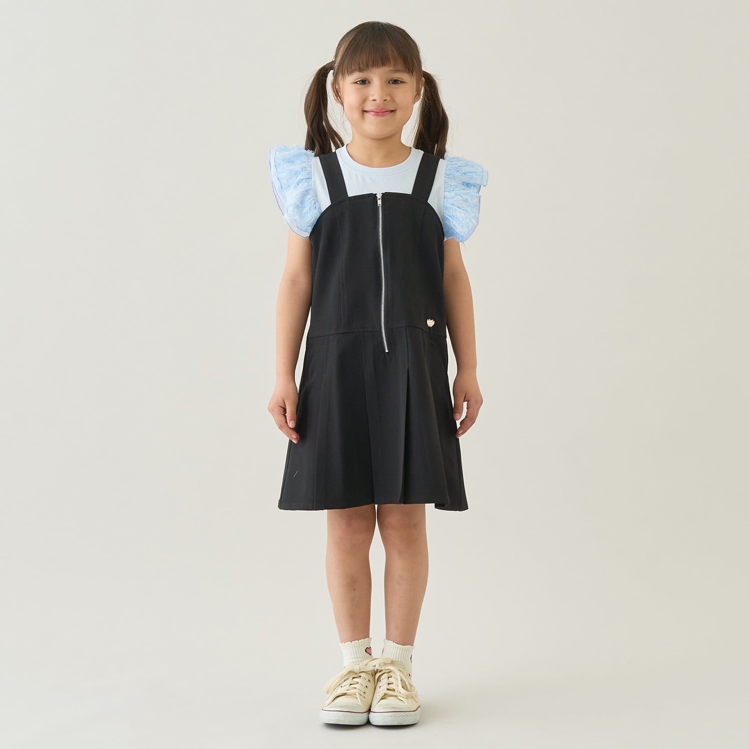 【予約/5月下旬～6月上旬入荷予定】【お着替えラクラク】プリーツワンピース