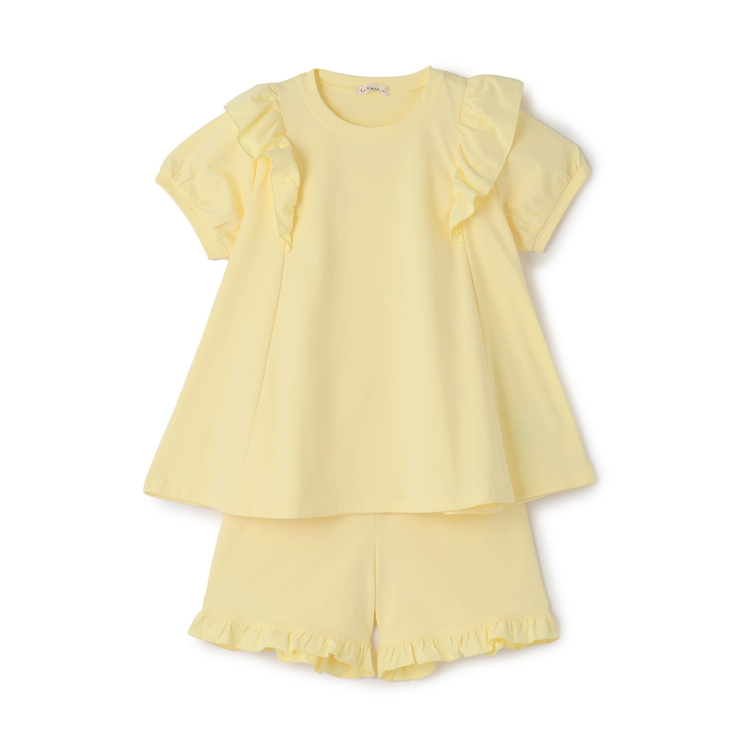 【水陸両用】【街でも海でも】【セットアップ】チュニックＴシャツ・ショートパンツセット【子供服】【キッズ】【女の子】