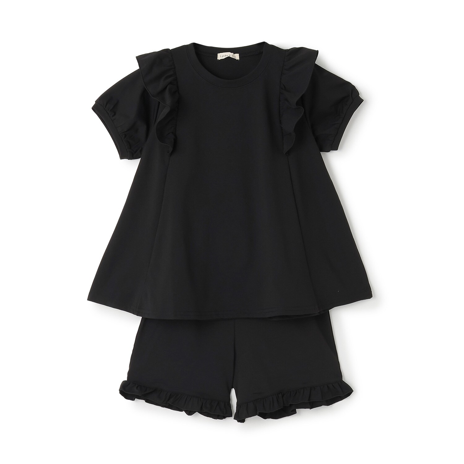 【水陸両用】【街でも海でも】【セットアップ】チュニックＴシャツ・ショートパンツセット【子供服】【キッズ】【女の子】