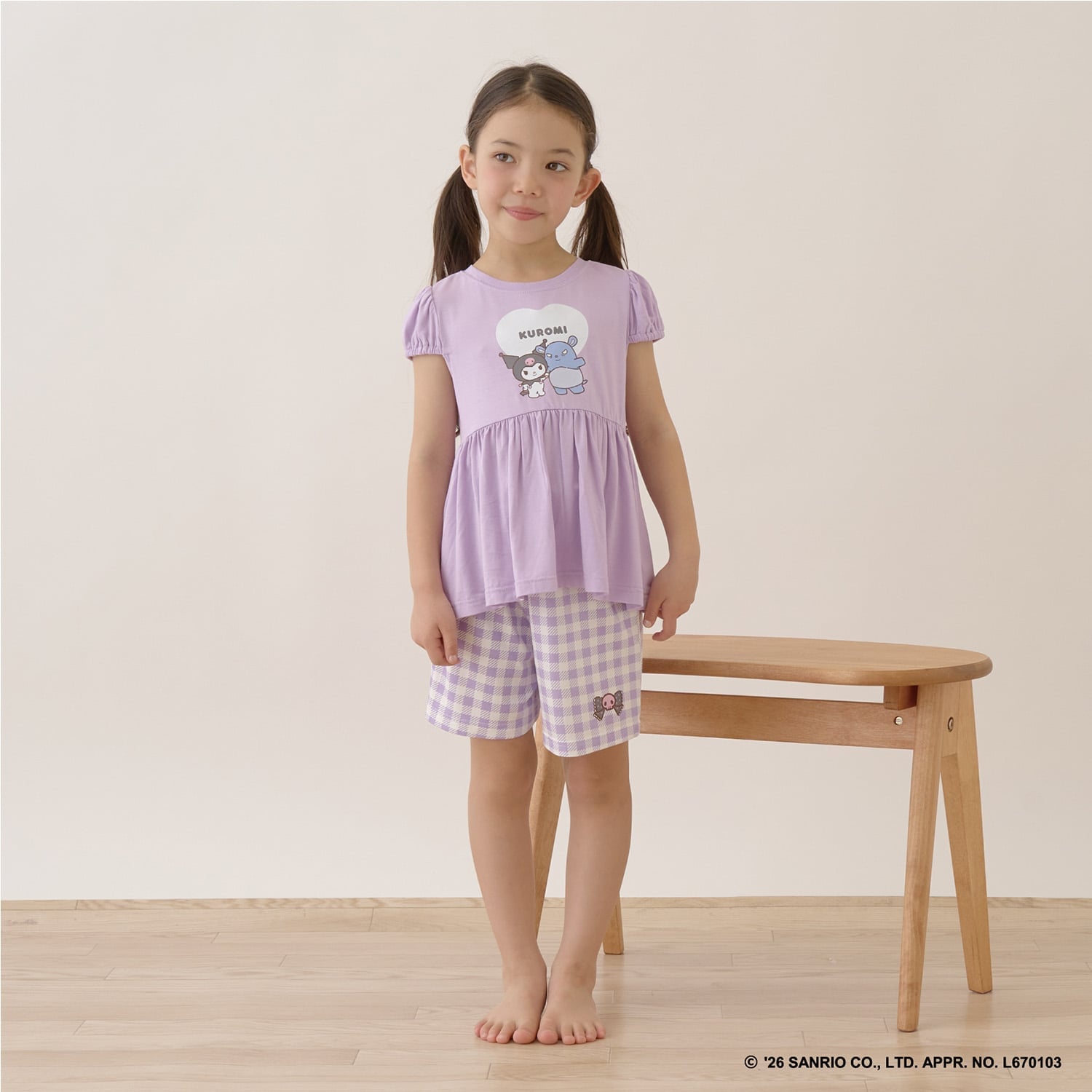 【サンリオキャラクターズ】【接触冷感】【どちらが前でもOK】ひんやりとろけるパジャマ