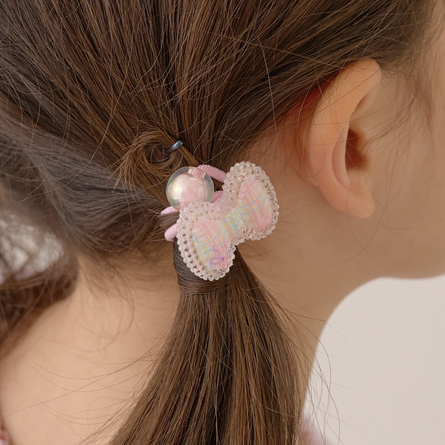 キラキラモチーフヘアゴム2コセット