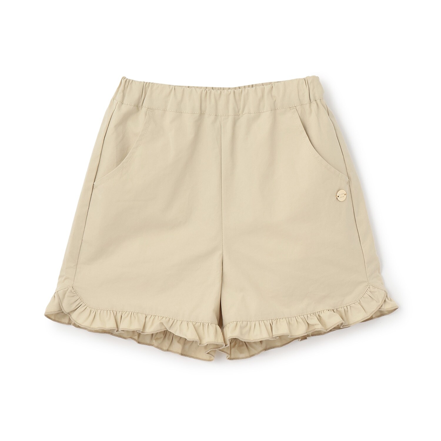 【予約/6月下旬～7月上旬入荷予定】ベーシック裾フリルショートパンツ