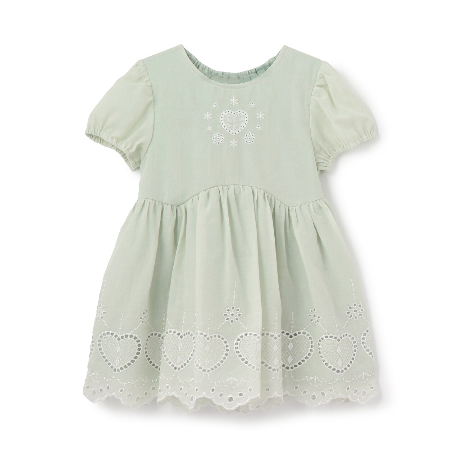 【予約/6月下旬～7月上旬入荷予定】【綿100%】カットワークレースチュニック