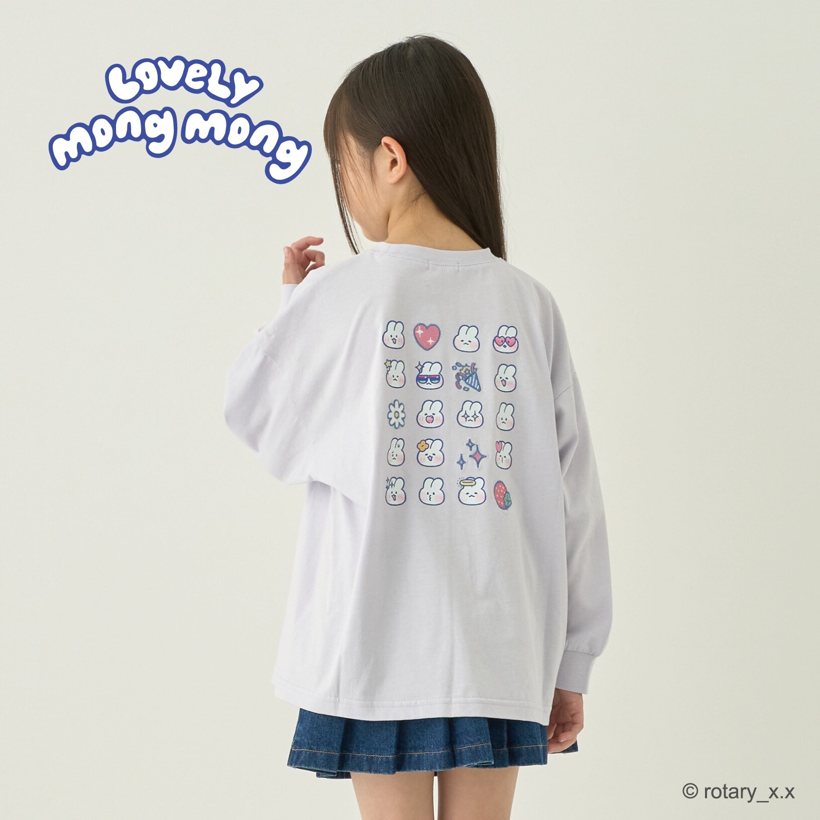 【ラブリーモンモン】バックプリントビックTシャツ