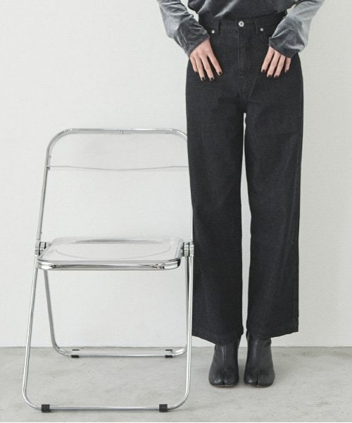 デニムワイドパンツ