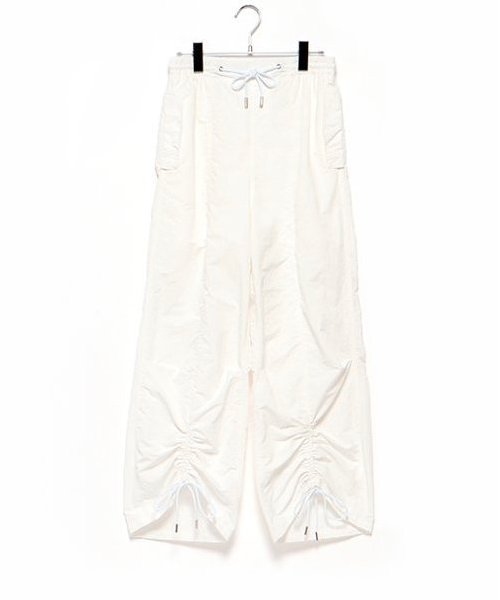 シャーリングワイドパンツ