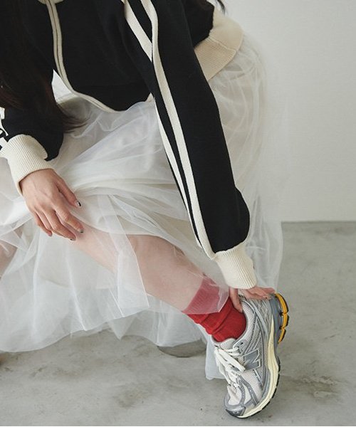 チュールボリュームスカート