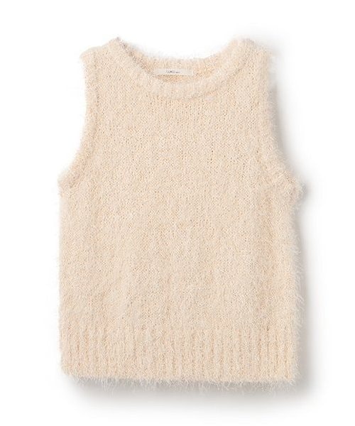 フリンジニットベスト