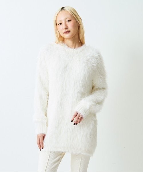 シャギーミニワンピース