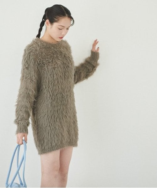 シャギーミニワンピース