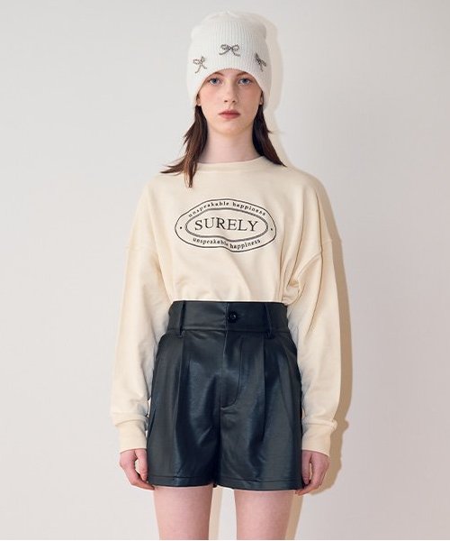 合皮ショートパンツ【韓国ファッション】