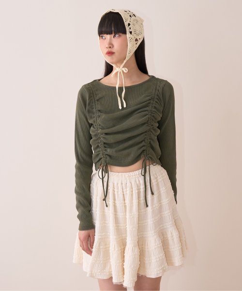 ティアードミニスカート【韓国ファッション】