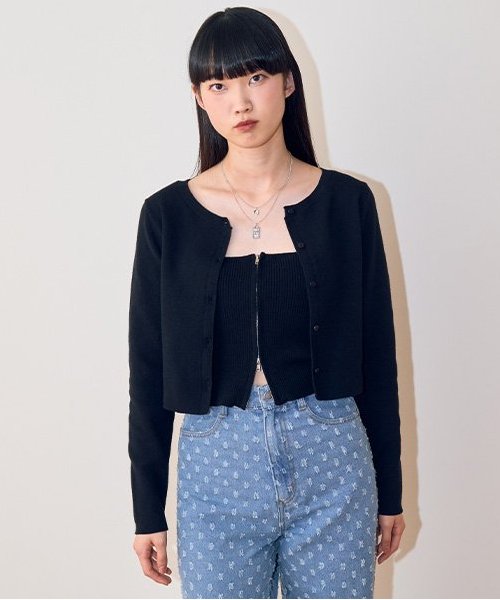 カーデアンサンブル【韓国ファッション】