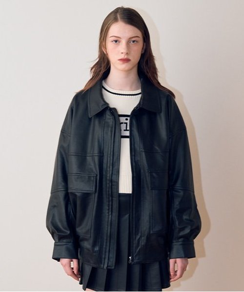 レザージャケット【韓国ファッション】