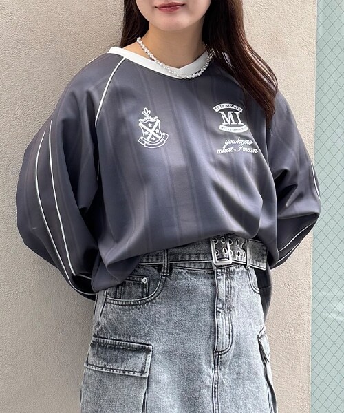 ユニフォームプルオーバー【韓国ファッション】